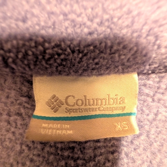 Columbia Womens Benton Springs Full Zip Fleece Jacket Velvet Cove X-Small US - Picture 6 of 7